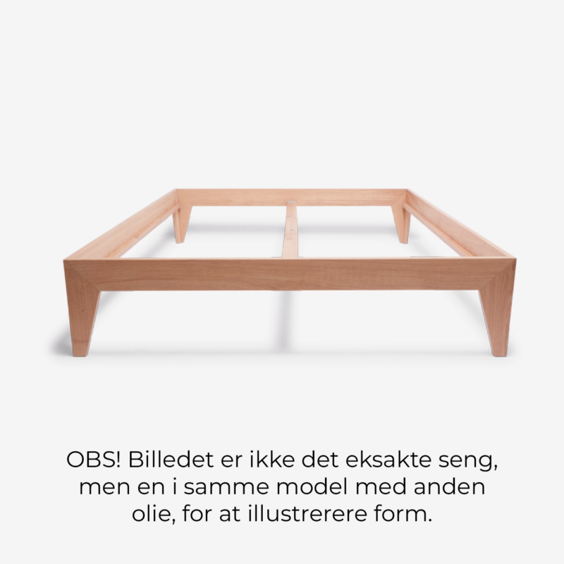 Sengeramme i egetræ