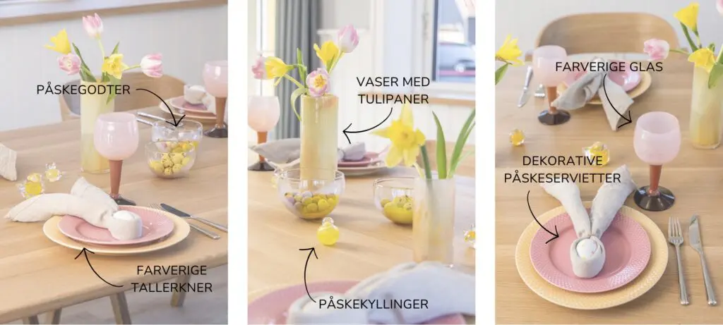 Detaljer på påskebordet