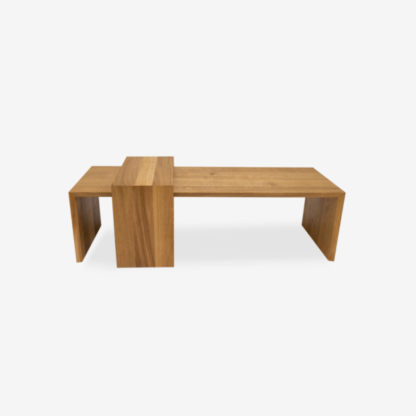 Sofabord i træ med tilslutningsbord